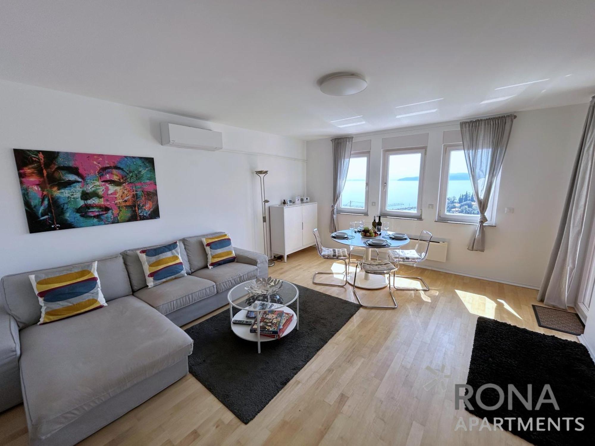Rona Spacious Apartment With A Panoramic View Ičići 外观 照片